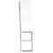 Ekena Millwork 3 1/2-in. W x 16-in. D x 16-in. H Merced Architectural Grade PVC Knee Brace BRCP035X16X16MRC - alternate 6